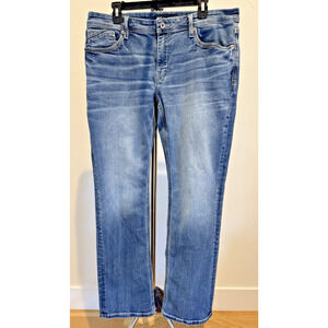 BKE CARTER JEANS Men's 36x34 Bootcut Leg Blue Denim